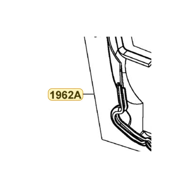 KYMCO Shroud Assembly A 1962A-KEE1-900, part location on the factory exploded-view diagram