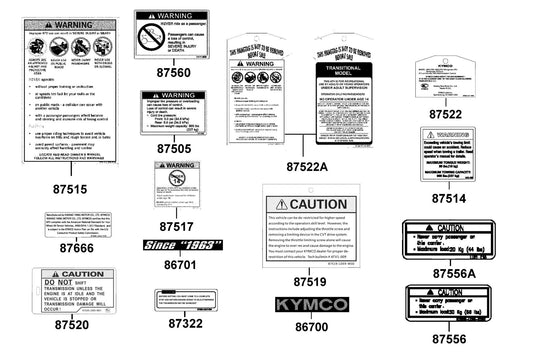 Speed Limit — 87519-LDE9-M30-T01 — KYMCO exploded-view diagram