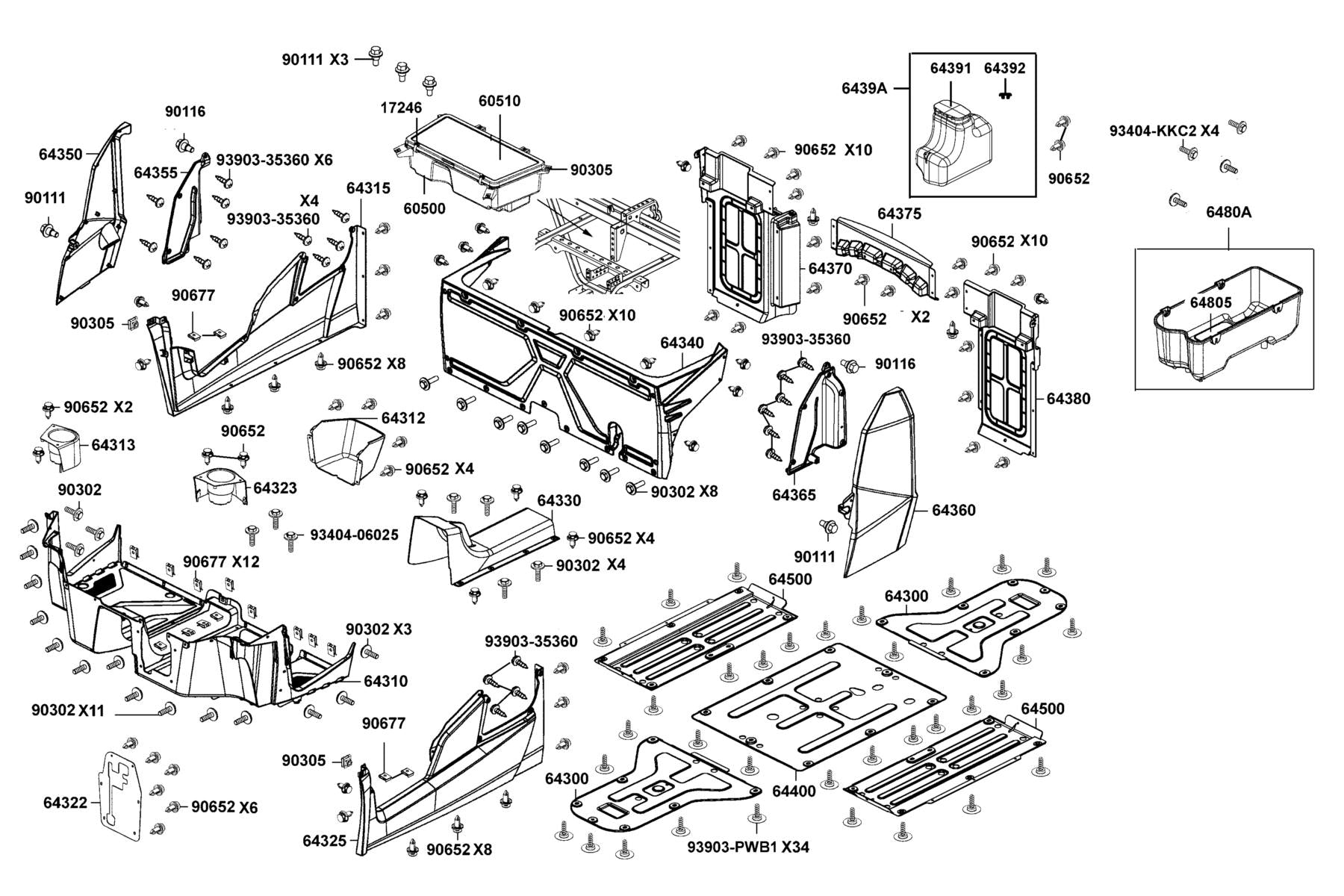 Clamp Air/c — 17246-ALE8-E00 — KYMCO exploded-view diagram