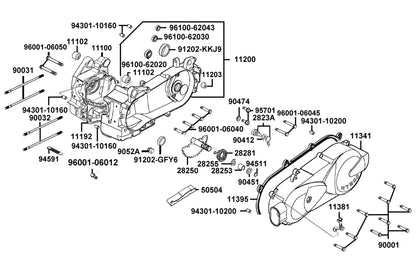 Oil Seal 20*32*6 — 91202-KKJ9-C00 — KYMCO exploded-view diagram