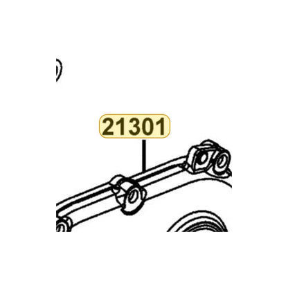 KYMCO Transmission Cover 21301-LFB5-C00, part location on the factory exploded-view diagram