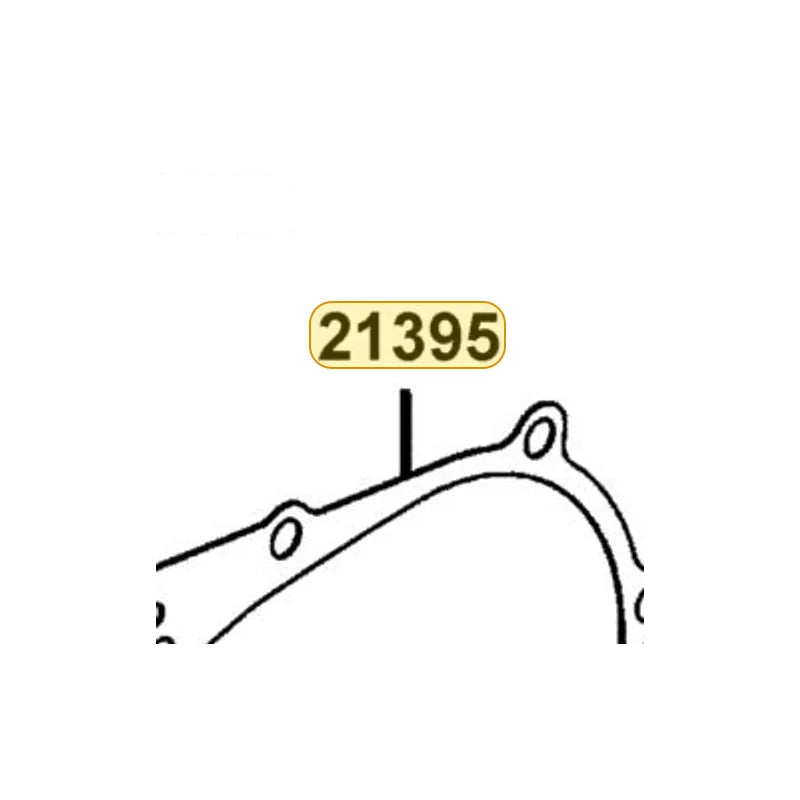 KYMCO Transmission Case Gasket 21395-LFB5-C00, part location on the factory exploded-view diagram