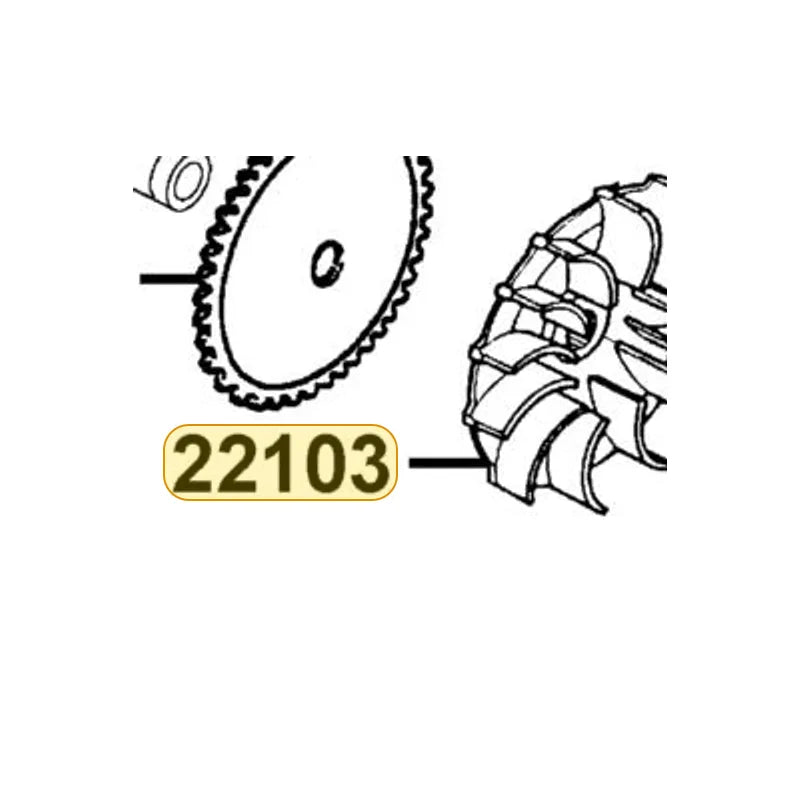KYMCO Face CVT Cooling 22103-KEB7-C00, part location on the factory exploded-view diagram