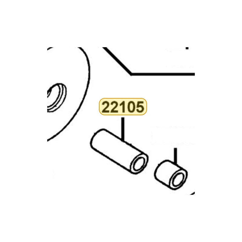KYMCO Drive Face Boss 22105-PWA6-800, part location on the factory exploded-view diagram