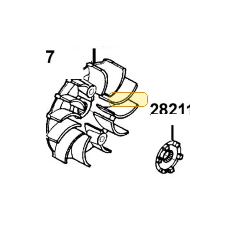 KYMCO Drive Face Collar A 22106-LLB1-910, part location on the factory exploded-view diagram