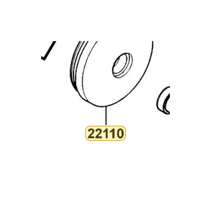 KYMCO Face Complete Movable Drive 22110-KFA1-220, part location on the factory exploded-view diagram