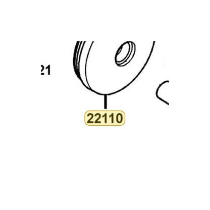 KYMCO Face Complete Movable 22110-KHC4-900, part location on the factory exploded-view diagram