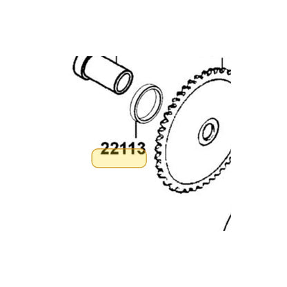 KYMCO Drive Face Collar 22113-LEK5-900, part location on the factory exploded-view diagram