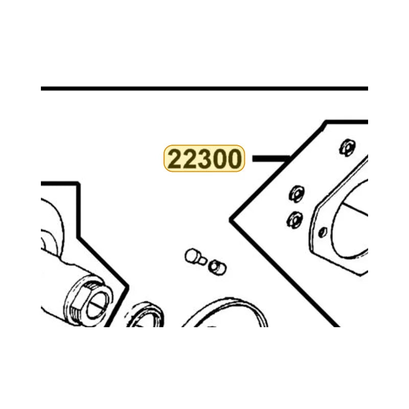 KYMCO Drive Plate Assembly 22300-KEC6-C00, part location on the factory exploded-view diagram