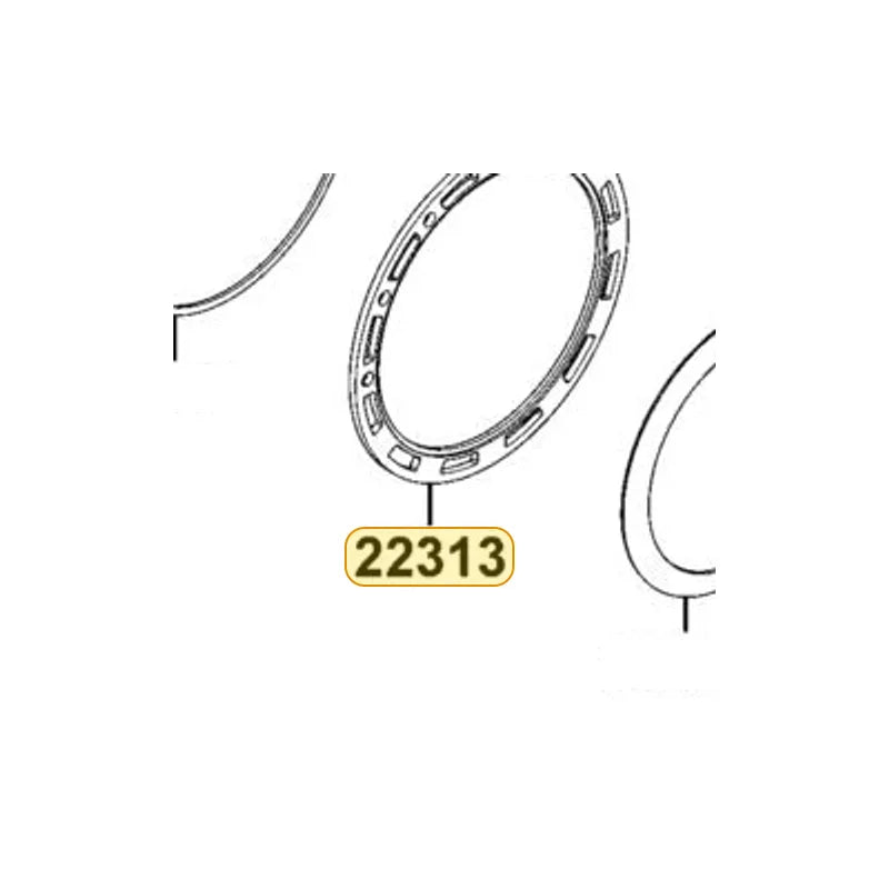 KYMCO Pressure Plate Clutch (Zero Hole Type) 22313-LGC6-E00-A, part location on the factory exploded-view diagram