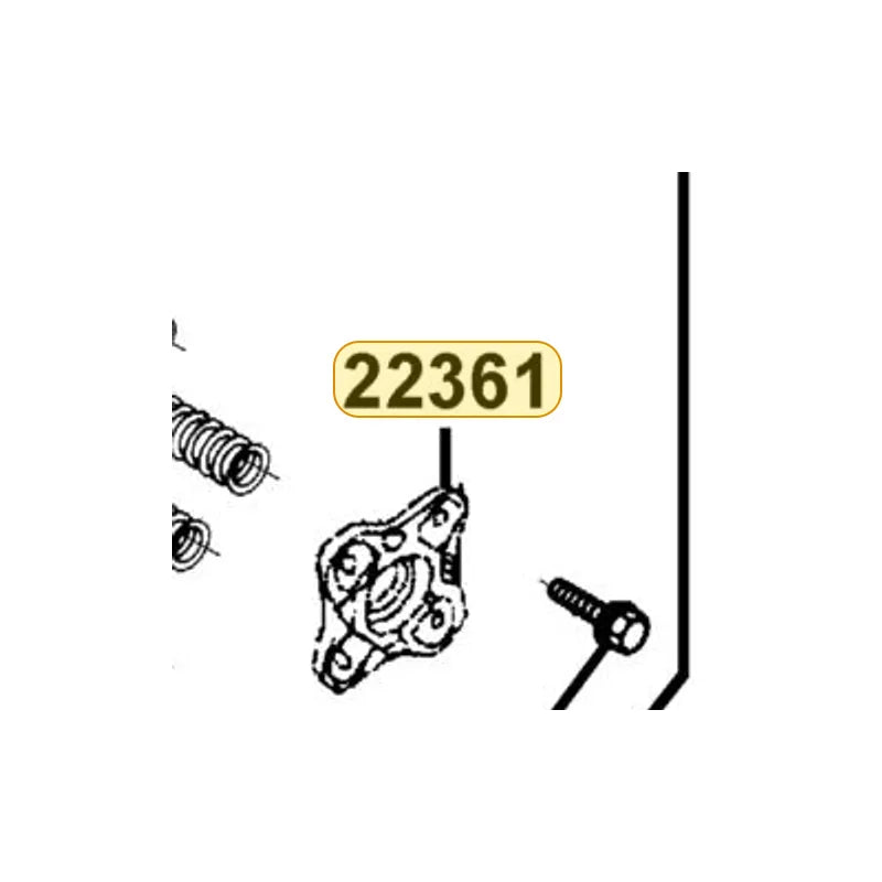 KYMCO Clutch Lifter Plate 22361-LCA7-C10, part location on the factory exploded-view diagram