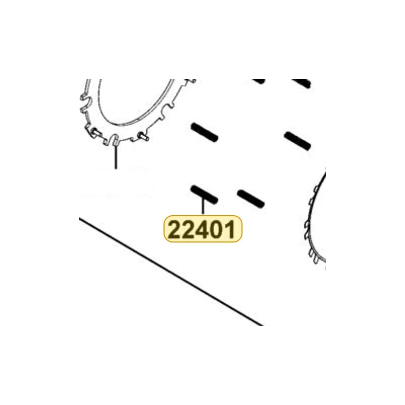 KYMCO Clutch Spring Set (1Set:6Pcs) 22401-LGC6-305, part location on the factory exploded-view diagram