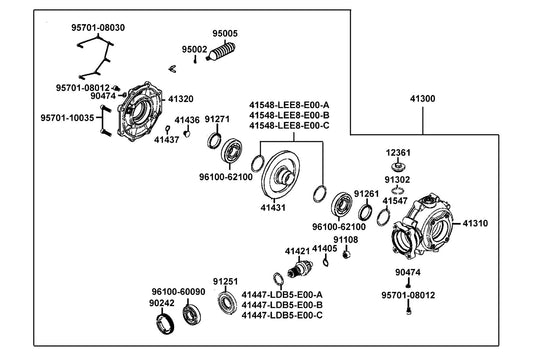 Oil Seal 48*68*10 — 91271-LEE8-E00 — KYMCO exploded-view diagram