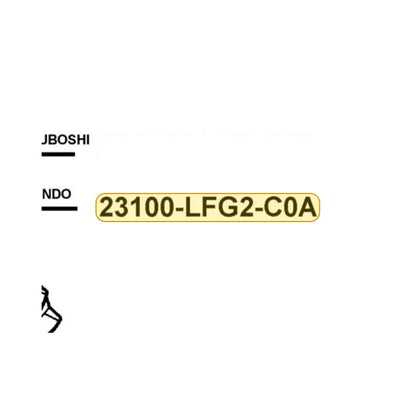 KYMCO Drive Belt 23100-LFG2-C0A, part location on the factory exploded-view diagram