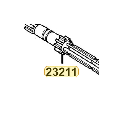 KYMCO Main Transmission Shaft 23211-KEC2-900, part location on the factory exploded-view diagram