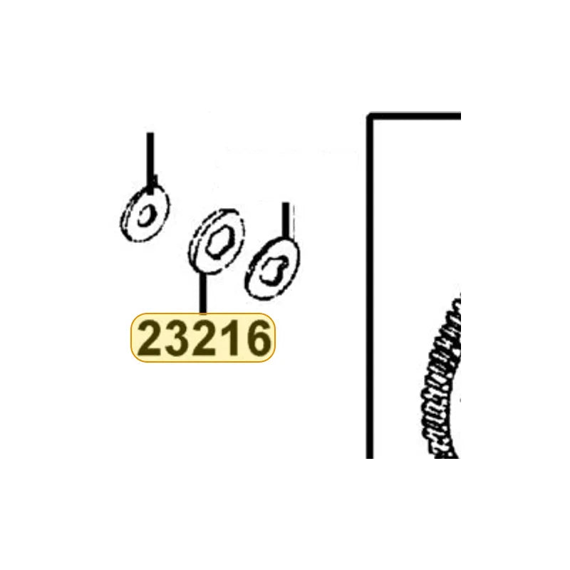 KYMCO Spline Washer 17Mm 23216-LCA7-C10, part location on the factory exploded-view diagram