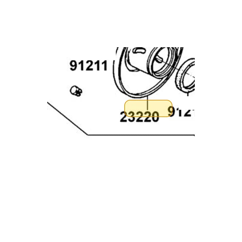 KYMCO Face Complete Movable Driven 23220-KEE1-220, part location on the factory exploded-view diagram