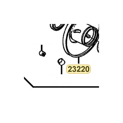 KYMCO Face Complete Movable 23220-KHC4-900, part location on the factory exploded-view diagram