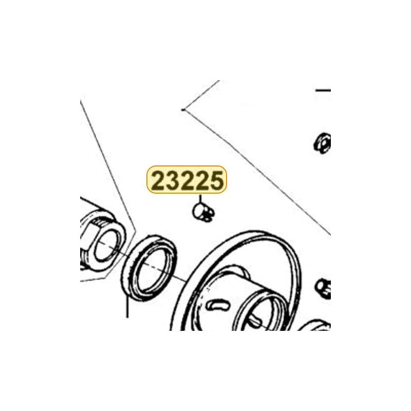 KYMCO Guide Pin 23225-GAR1-751, part location on the factory exploded-view diagram