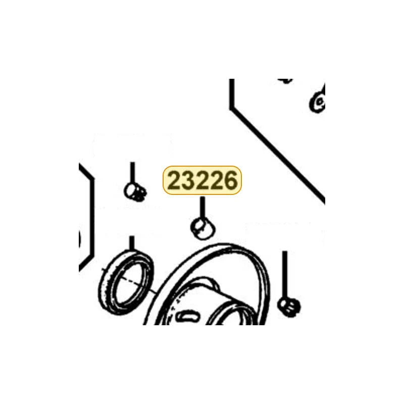 KYMCO Guide Roller 23226-GCW3-001, part location on the factory exploded-view diagram