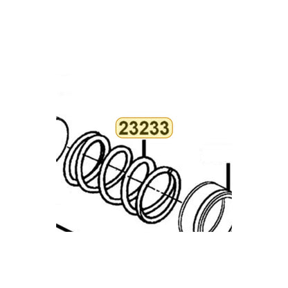 KYMCO Driven Face Spring 23233-LAB4-900, part location on the factory exploded-view diagram