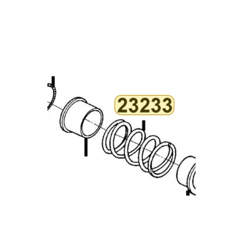 KYMCO Driven Face Spring 23233-LEA3-C00, part location on the factory exploded-view diagram
