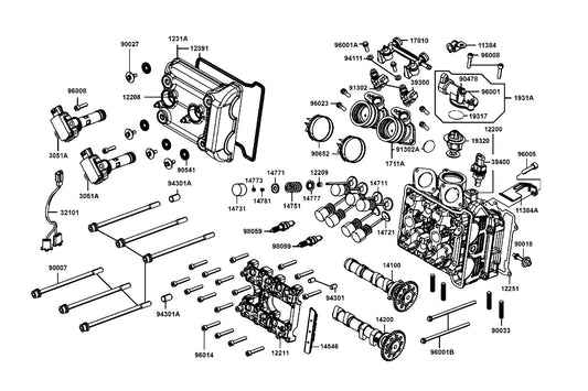 Spark Plug (CR7E) — 98059-57916-00 — KYMCO exploded-view diagram