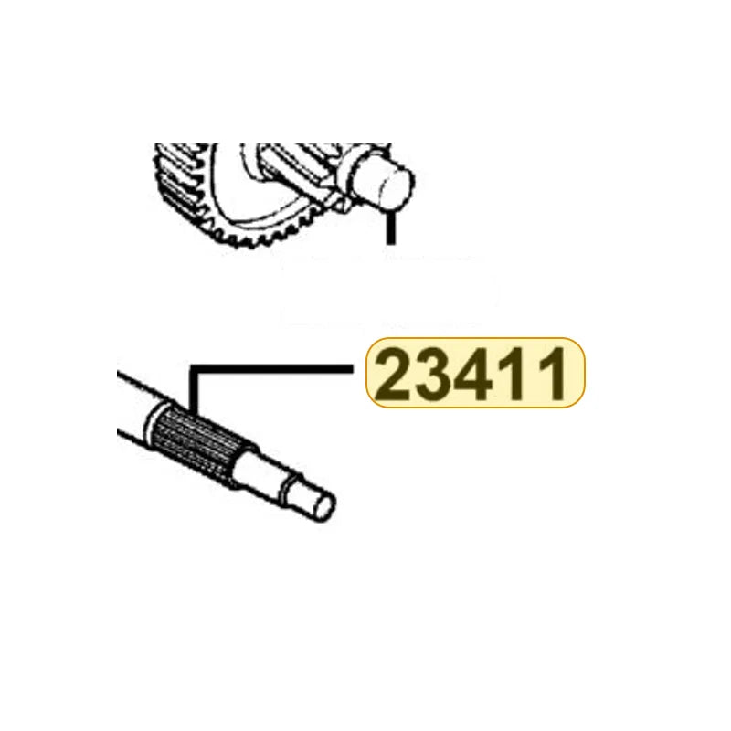 KYMCO Drive Shaft 23411-ABD2-C00, part location on the factory exploded-view diagram