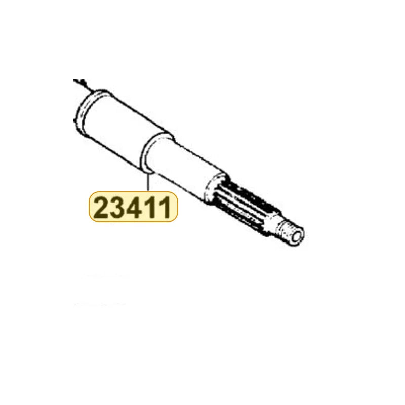 KYMCO Drive Shaft 23411-LBC9-900, part location on the factory exploded-view diagram
