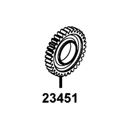 KYMCO Backward Driven 32T Gear 23451-PWB1-900, part location on the factory exploded-view diagram