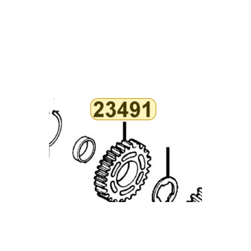 KYMCO Gear C-4 23491-LCA7-C10, part location on the factory exploded-view diagram