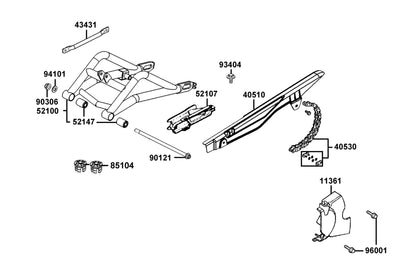 Washer Plain 12MM (k) — 94101-12700-G — KYMCO exploded-view diagram