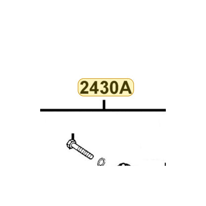 KYMCO Shift Cam Gear Assembly 2430A-LCA7-C10, part location on the factory exploded-view diagram