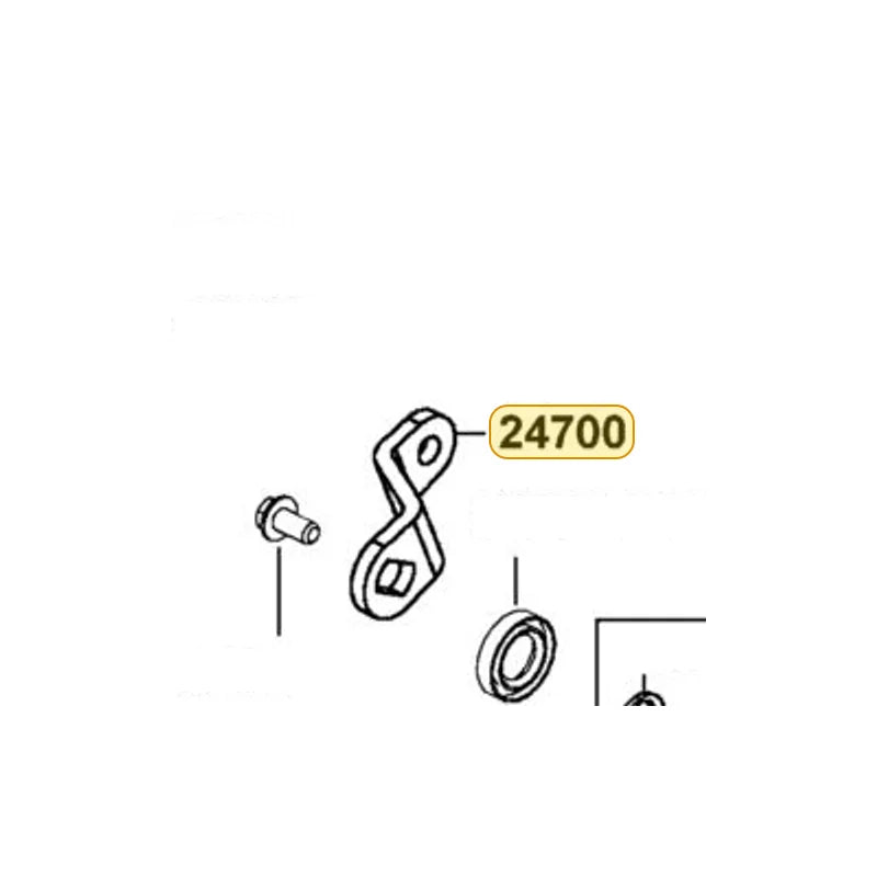 KYMCO Shift Guide Stay 24700-ABC9-M00, part location on the factory exploded-view diagram
