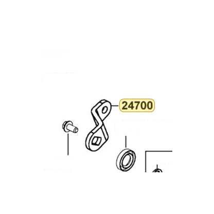 KYMCO Shift Guide Stay 24700-ABC9-M00, part location on the factory exploded-view diagram