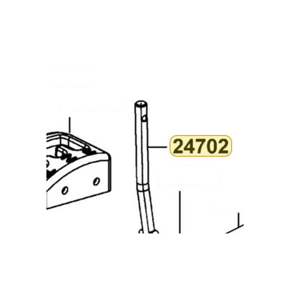 KYMCO Change Handle Bar 24702-ABC9-M00, part location on the factory exploded-view diagram