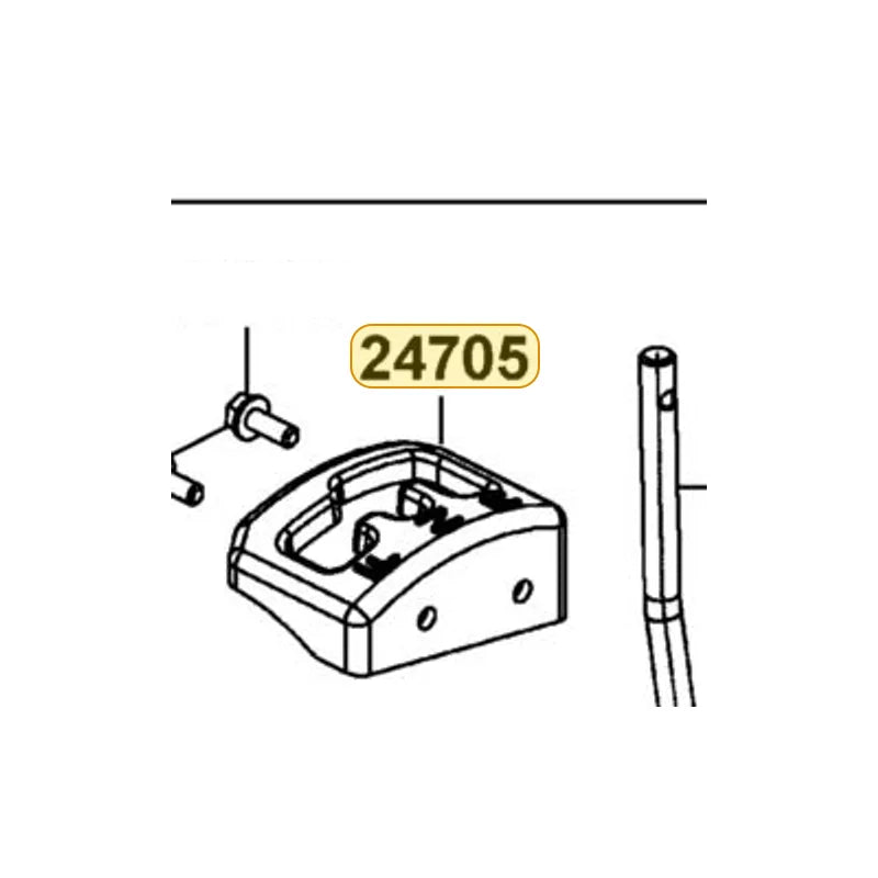 KYMCO Shift Lever Guide Cover 24705-ABC9-M00, part location on the factory exploded-view diagram