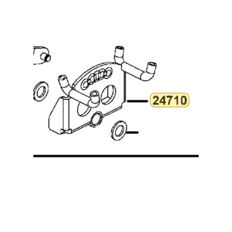 KYMCO Shift Bracket 24710-AEE9-M00, part location on the factory exploded-view diagram