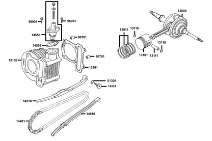 O-ring 15.2*1.5 — 91301-GLR0-W10 — KYMCO exploded-view diagram