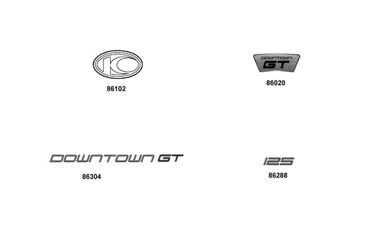 Stripe K-logo — 86102-AEE2-500-T01 — KYMCO exploded-view diagram