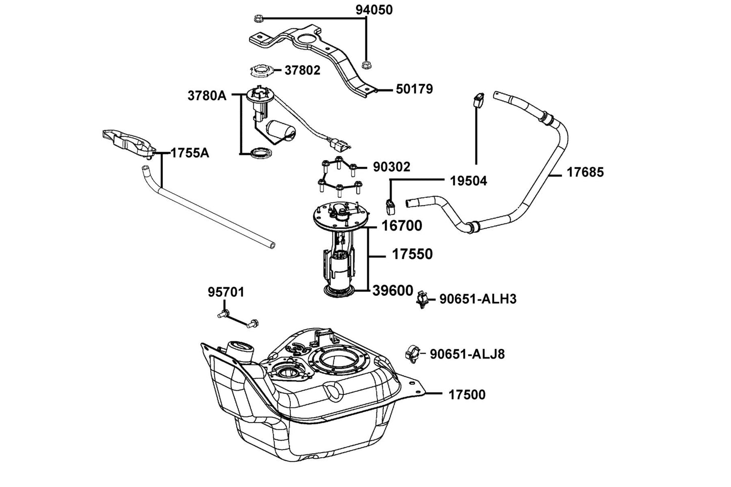 Brkt Floor Panel — 50179-ACC1-E10 — KYMCO exploded-view diagram
