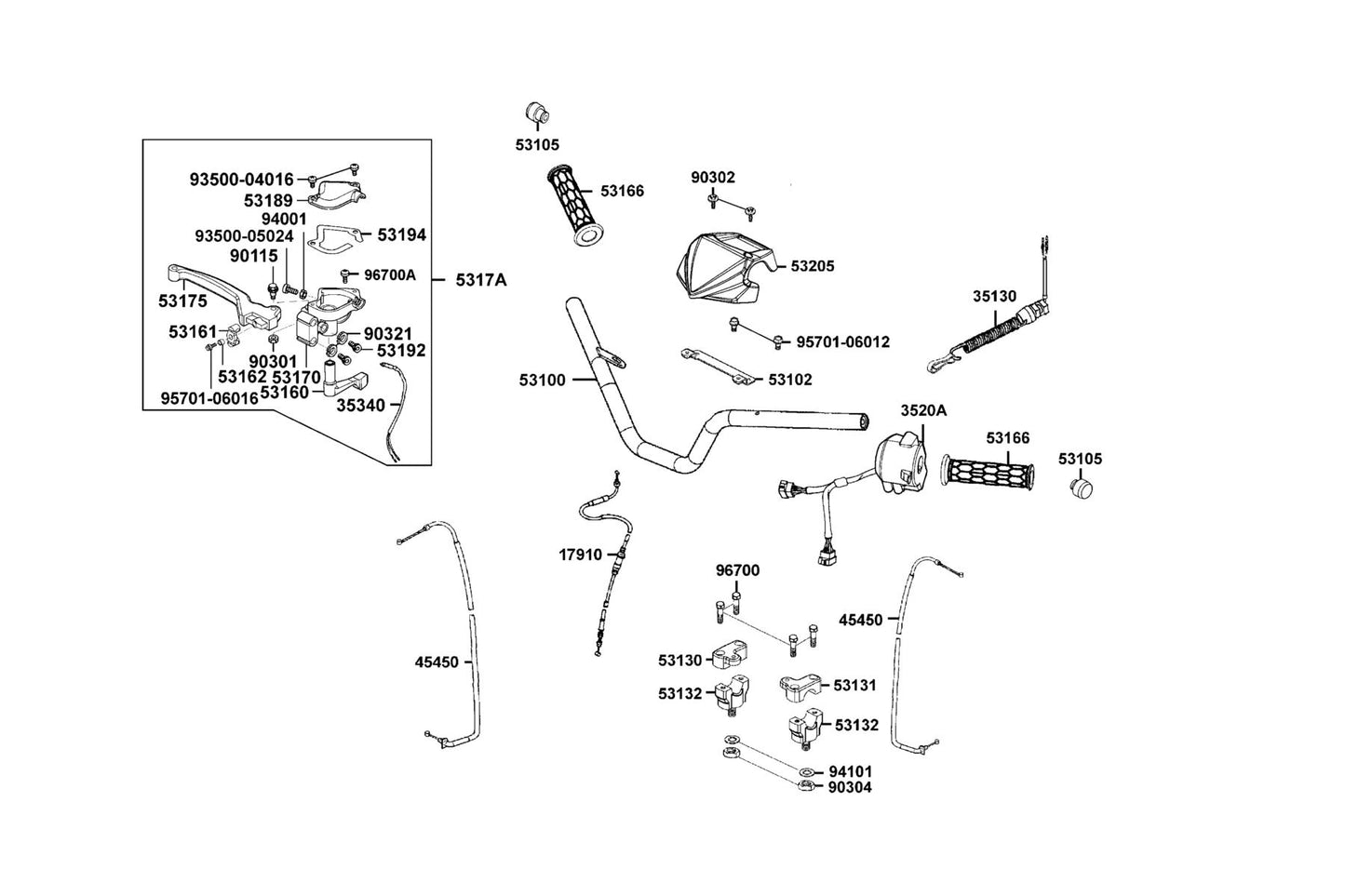 Nut U 10MM — 90304-GHE8-004-SY — KYMCO exploded-view diagram