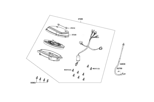 Screw Tapping 5*16 — 93903-35360 — KYMCO exploded-view diagram