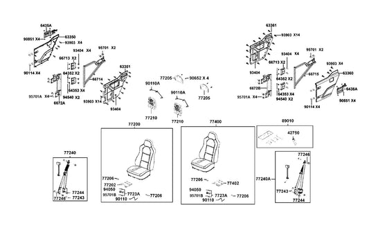 E Ring 4 — 94540-04029 — KYMCO exploded-view diagram