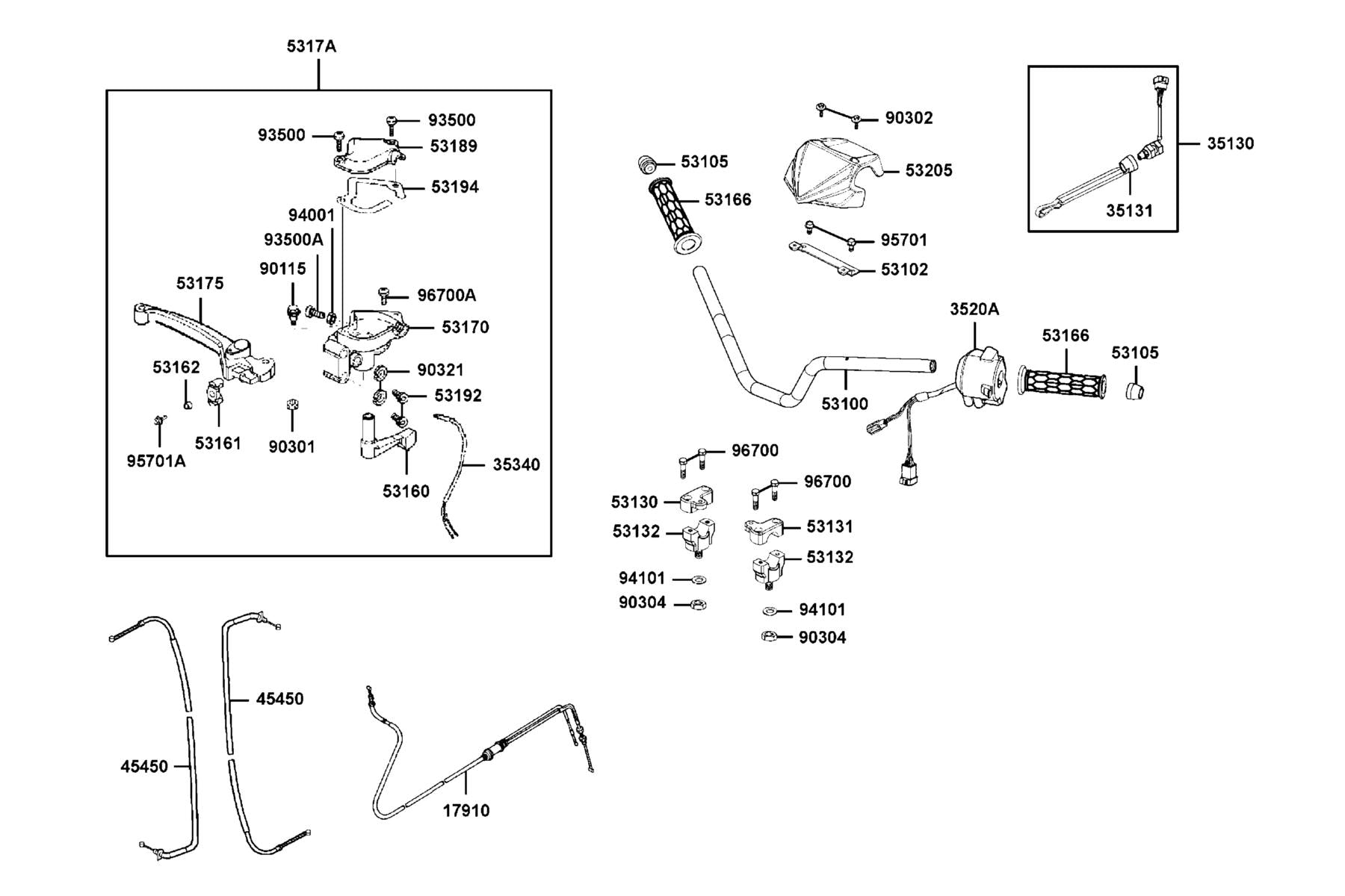 Nut U 6MM(K) — 90301-LLB1-810 — KYMCO exploded-view diagram
