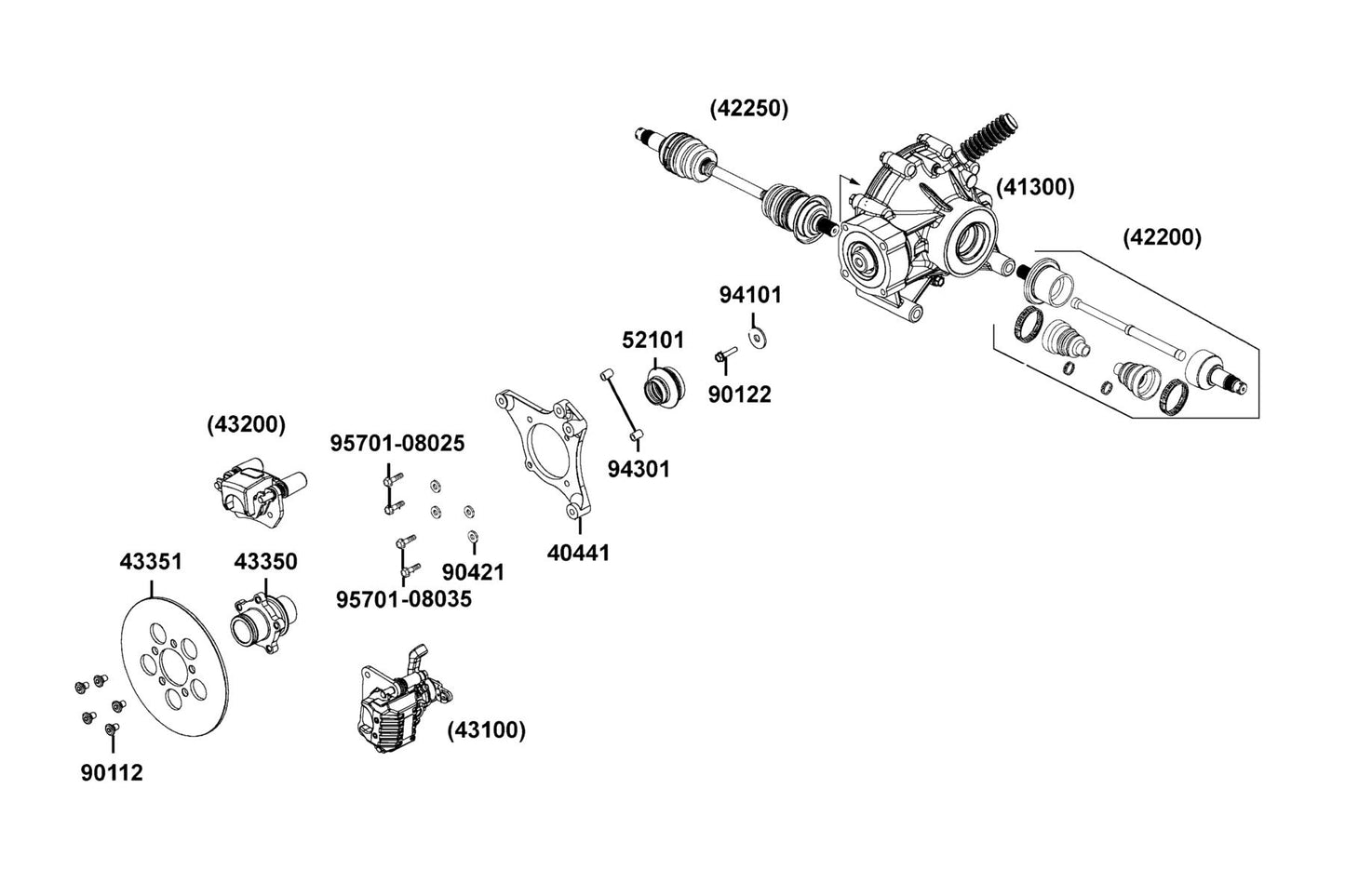 Dowel Pin 10*12 — 94301-10120 — KYMCO exploded-view diagram