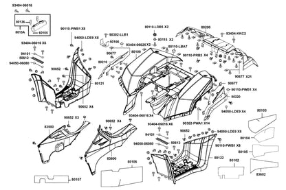 Plug Tool Box — 60105-LDB5-E00 — KYMCO exploded-view diagram