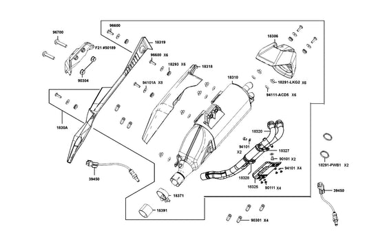 Nut M10X1.25(C) — 90304-LGC6-E00 — KYMCO exploded-view diagram