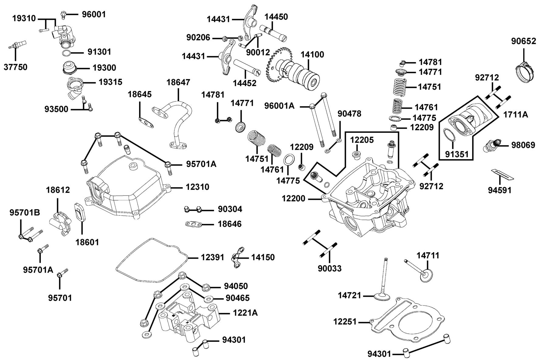 Spark Plug (DPR7EA-9) — 98069-5791R-00 — KYMCO exploded-view diagram