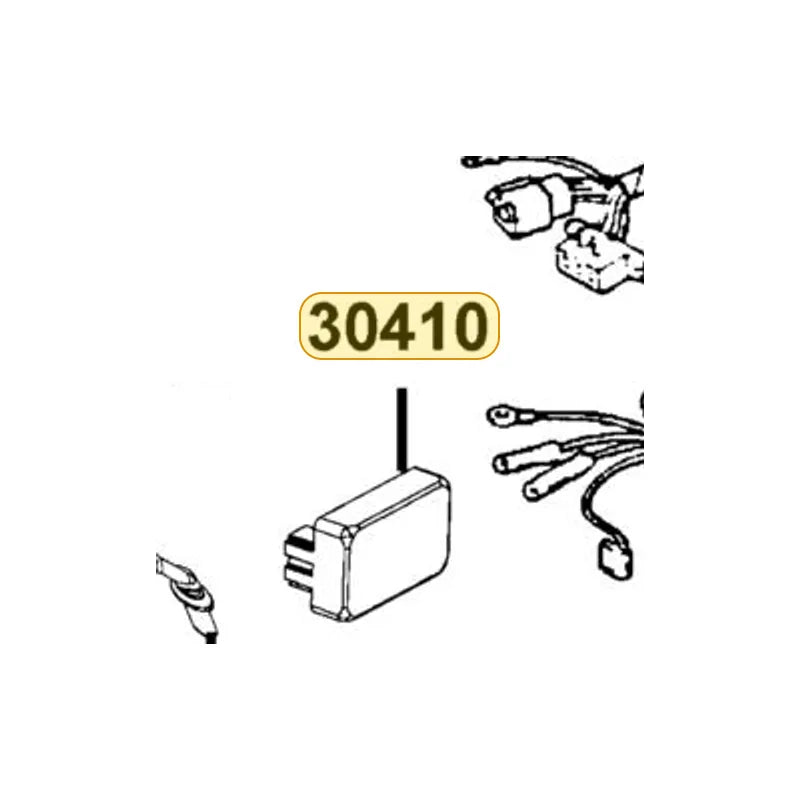KYMCO Unit Complete Cdi 30410-LBD6-C00, part location on the factory exploded-view diagram